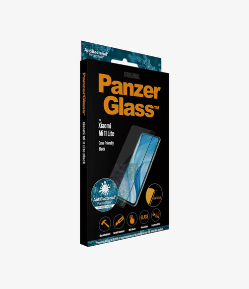 PanzerGlass - Tempered glass Case Friendly for Xiaomi Mi 11 Lite, black