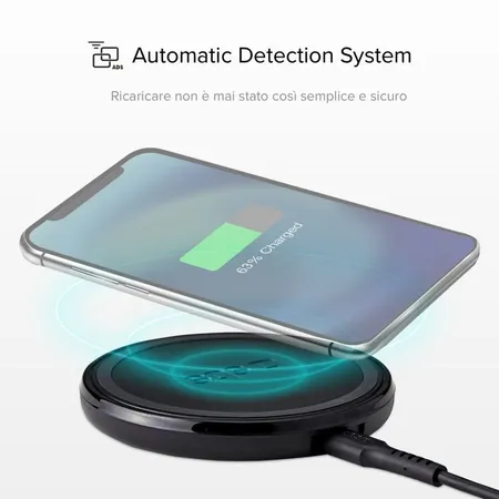 SBS - Wireless Charger with QI, black