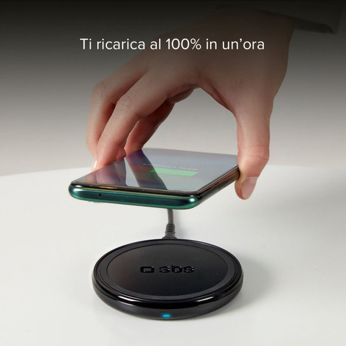 SBS - Wireless Charger with QI, black