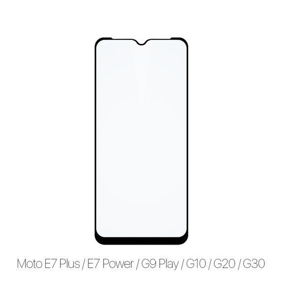 FixPremium FullCover Glass - Tempered Glass for Motorola Moto E7 Plus, E7 Power, G9 Play, G10, G20 & G30