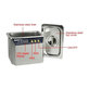 Baku BK-3550 - Stainless Steel Ultrasonic Cleaner - 0.5L