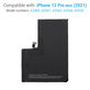 Battery for iPhone 13 Pro Max, 4352mAh