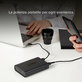SBS - PowerBank 20 000 mAh, 2x USB, 2,1A, black