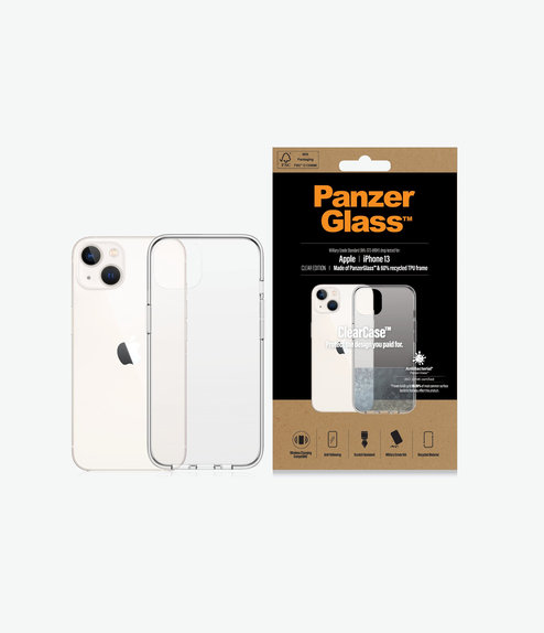 PanzerGlass - Case ClearCase AB for iPhone 13, transparent