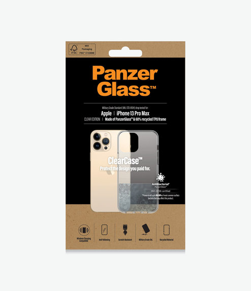 PanzerGlass - Case ClearCase AB for iPhone 13 Pro Max, transparent