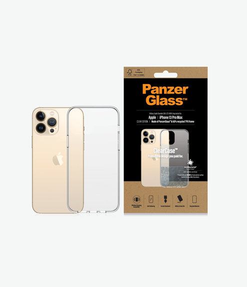 PanzerGlass - Case ClearCase AB for iPhone 13 Pro Max, transparent