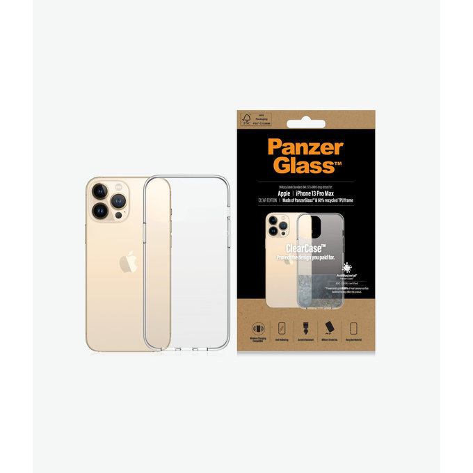 PanzerGlass - Case ClearCase AB for iPhone 13 Pro Max, transparent