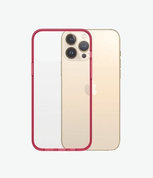 PanzerGlass - Case ClearCaseColor AB for iPhone 13 Pro Max, strawberry