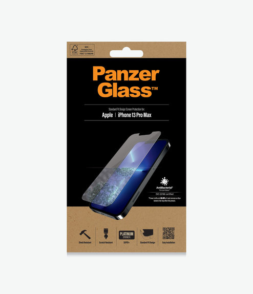 PanzerGlass - Tempered Glass Standard Fit AB for iPhone 13 Pro Max & 14 Plus, transparent