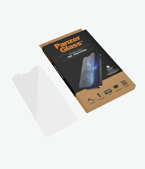 PanzerGlass - Tempered Glass Standard Fit AB for iPhone 13 Pro Max & 14 Plus, transparent