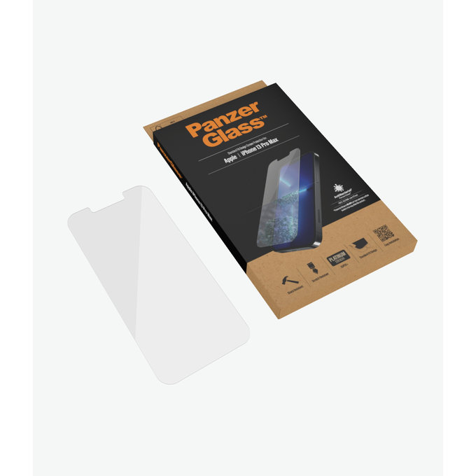 PanzerGlass - Tempered Glass Standard Fit AB for iPhone 13 Pro Max & 14 Plus, transparent