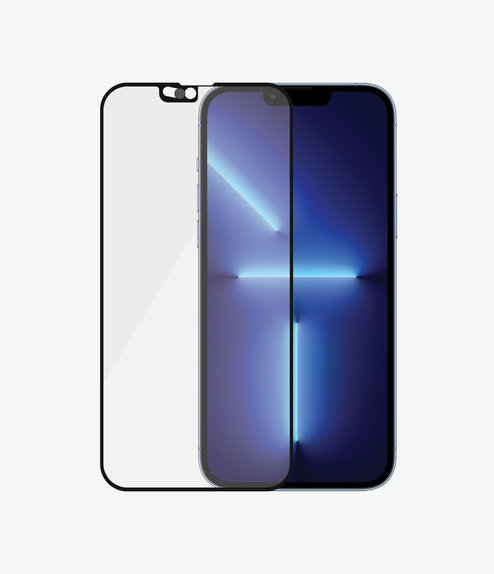 PanzerGlass - Tempered Glass Case Friendly CamSlider AB for iPhone 13 Pro Max & 14 Plus, black