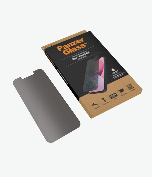 PanzerGlass - Tempered Glass Standard Fit Privacy AB for iPhone 13 mini, transparent