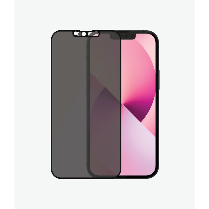 PanzerGlass - Tempered glass Case Friendly Privacy CamSlider AB for iPhone 13 mini, black