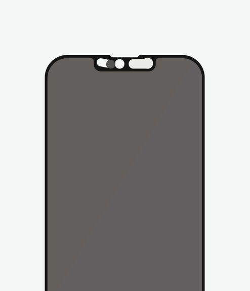 PanzerGlass - Tempered glass Case Friendly Privacy CamSlider AB for iPhone 13 mini, black