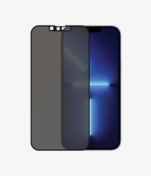 PanzerGlass - Tempered Glass Case Friendly Privacy AB for iPhone 13 Pro Max & 14 Plus, black
