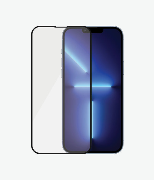 PanzerGlass - Tempered Glass Case Friendly AB for iPhone 13 Pro Max & 14 Plus, black
