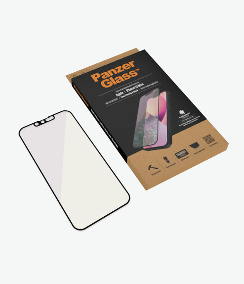 PanzerGlass - Tempered glass Case Friendly Anti-Bluelight AB for iPhone 13 mini, black