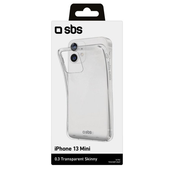 SBS - Case Skinny for iPhone 13 mini, transparent