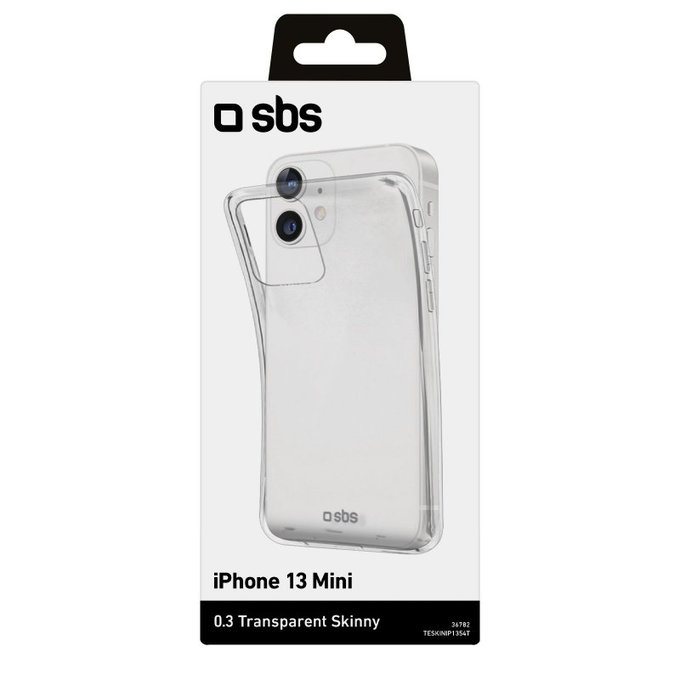 SBS - Case Skinny for iPhone 13 mini, transparent