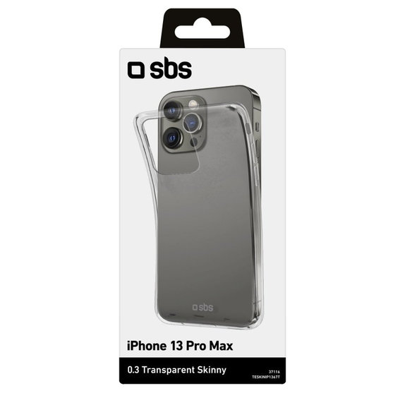 SBS - Case Skinny for iPhone 13 Pro Max, transparent