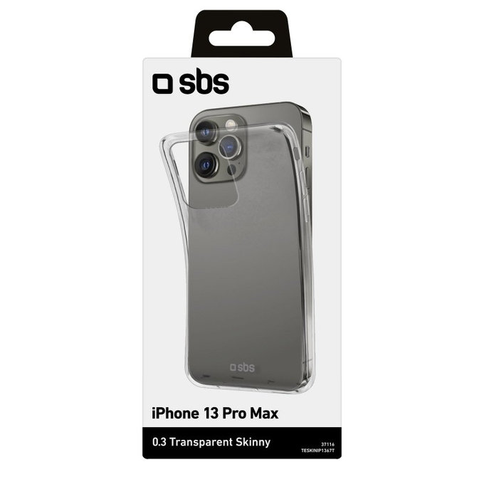 SBS - Case Skinny for iPhone 13 Pro Max, transparent