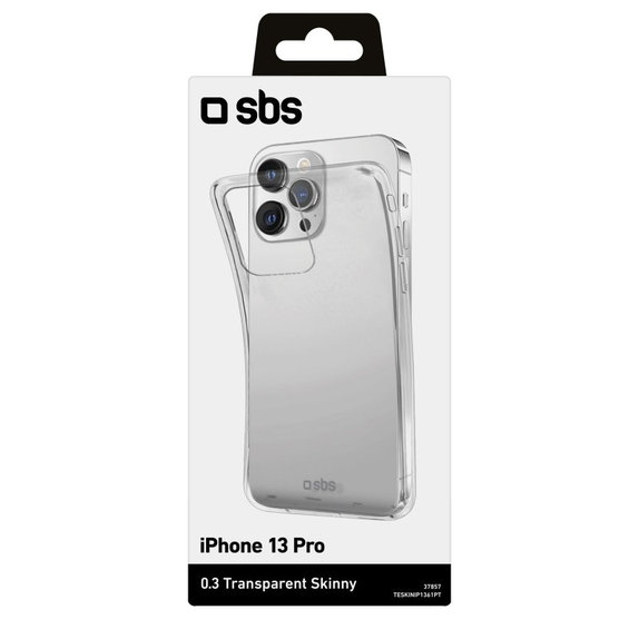 SBS - Case Skinny for iPhone 13 Pro, transparent