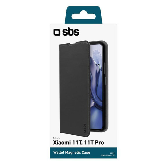 SBS - Case Book Wallet Lite for Xiaomi 11T, 11T Pro, black