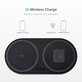SBS - Dual Wireless Charger, black