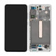 Samsung Galaxy S21 FE G990B - LCD Display + Touch Screen + Frame (White) - GH82-26414B, GH82-26420B, GH82-26590B Genuine Service Pack
