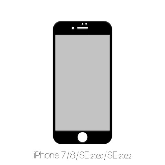 FixPremium Privacy Anti-Spy Glass - Tempered Glass for iPhone 7, 8, SE 2020 & SE 2022