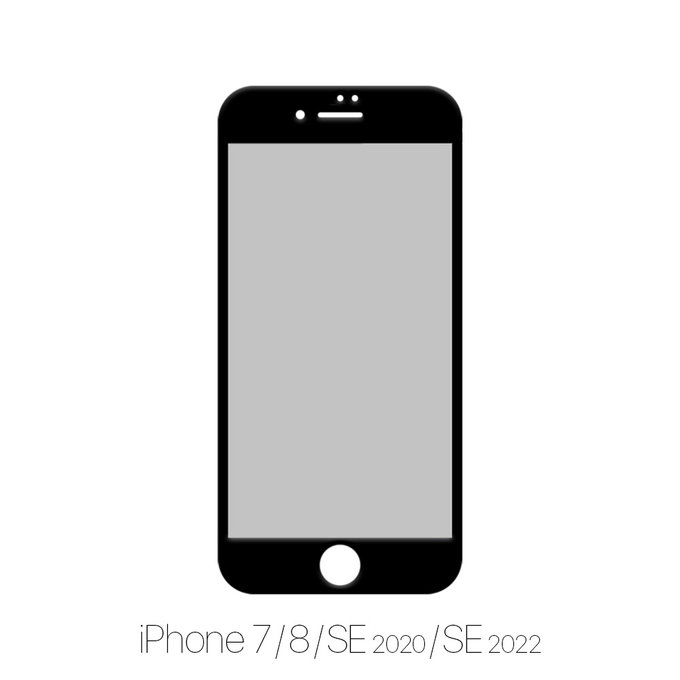 FixPremium Privacy Anti-Spy Glass - Tempered Glass for iPhone 7, 8, SE 2020 & SE 2022