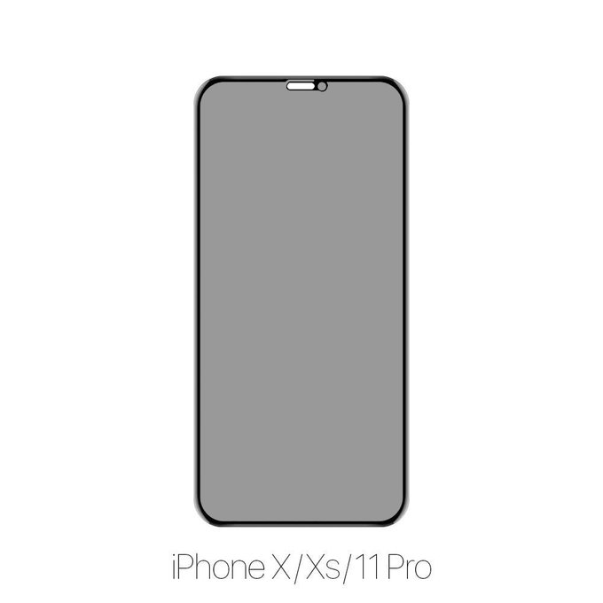 FixPremium Privacy Anti-Spy Glass - Tempered Glass for iPhone X, Xs & 11 Pro