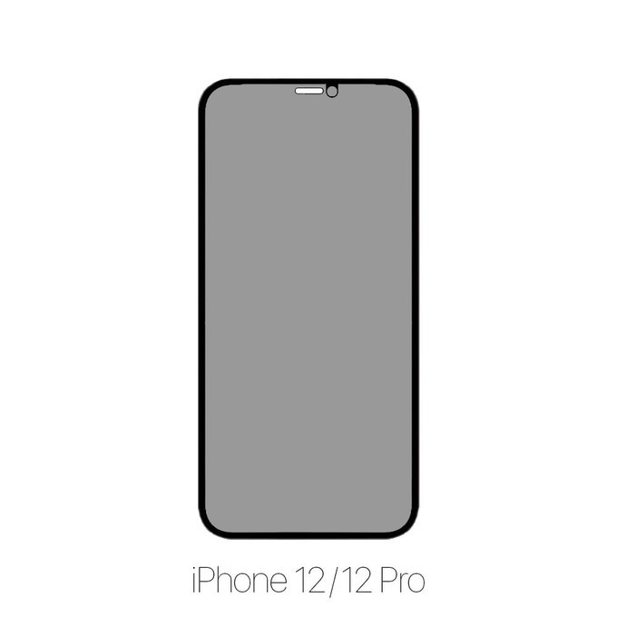 FixPremium Privacy Anti-Spy Glass - Tempered Glass for iPhone 12 & 12 Pro