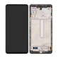 Samsung Galaxy M52 5G M526B - LCD Display + Touch Screen + Frame (Black) - GH82-27091A, GH82-27094A Genuine Service Pack