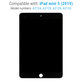 LCD Display for iPad Mini 5, Black, Touch Screen without Frame, Refurbished