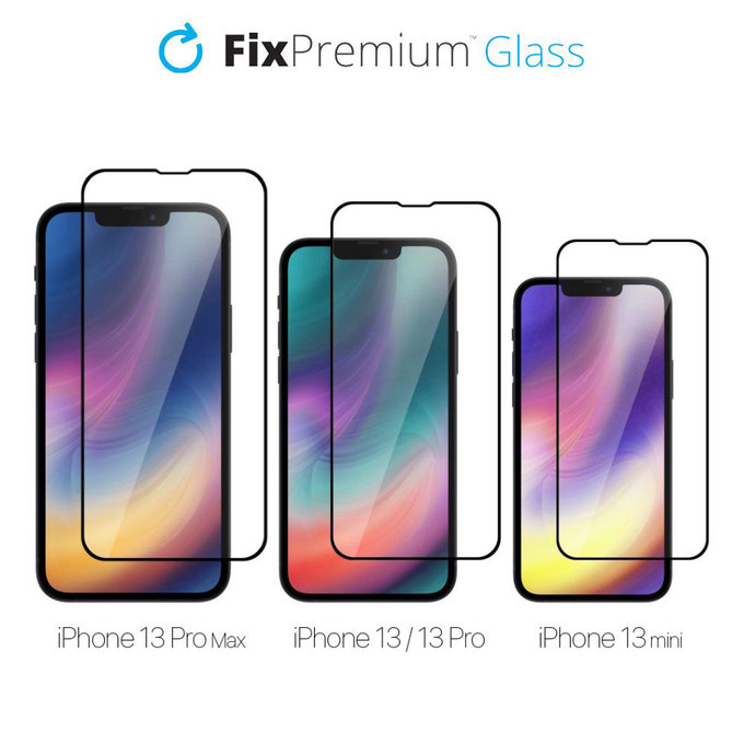 FixPremium FullCover Glass - Tempered Glass for iPhone 13 mini