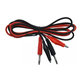 Geti GT-L05 - Double Test Cable for Multimeter (Alligator Clip)