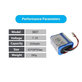 iRobot Braava 2000, 300, 380, 380T, 381, 390, Mint 5200, Mint Plus 5200, Proscenic JOJO Professional - Battery GPRHC202N026, 4409709, W206001001399 Ni-MH 7.2V 2500mAh