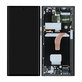 Samsung Galaxy S22 Ultra S908B - LCD Display + Touch Screen + Frame (Graphite) - GH82-27488E, GH82-27489E Genuine Service Pack