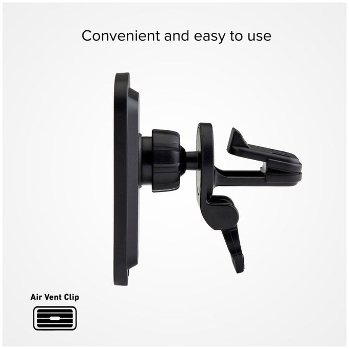 SBS - MagCharge Car Holder for MagSafe Charging into the Vent, black
