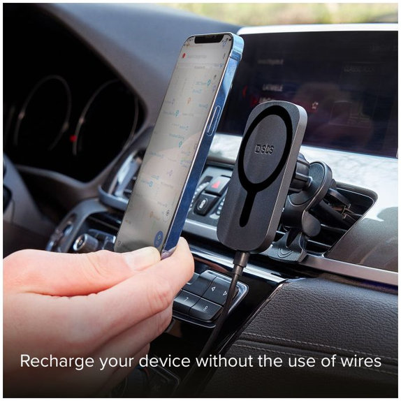 SBS - MagCharge Car Holder for MagSafe Charging into the Vent, black
