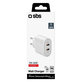 SBS - 20W Charging Adapter 2x USB-C Power Delivery, white