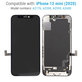 Display Hard OLED for iPhone 12 Mini, Touch Screen with Frame, FixPremium