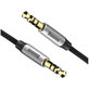 Baseus - Aux Cable (1m), silver/black