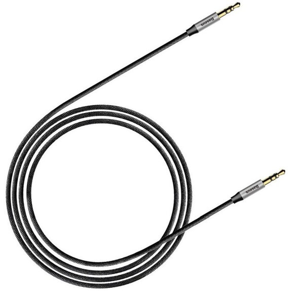 Baseus - Aux Cable (1m), silver/black