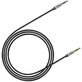 Baseus - Aux Cable (1m), silver/black
