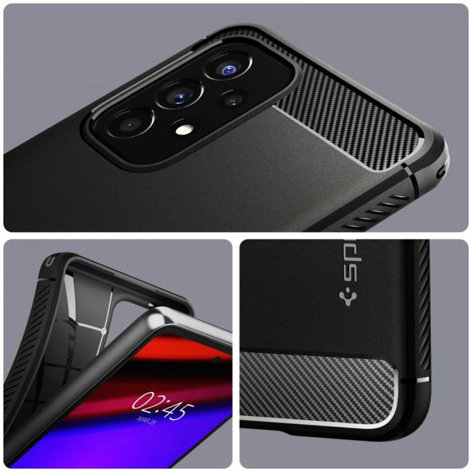 Spigen - Case Rugged Armor for Samsung Galaxy A53 5G, matte black