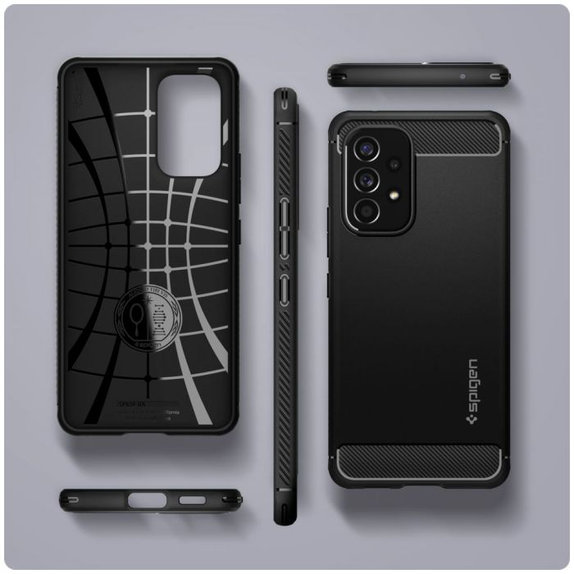 Spigen - Case Rugged Armor for Samsung Galaxy A53 5G, matte black