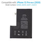 Battery for iPhone 12 Pro Max, 3687mAh, A2466, Service Pack